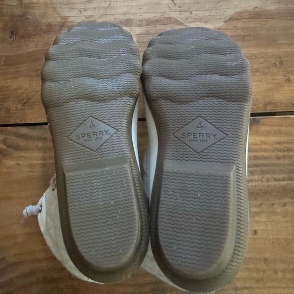 Women's Sperry Syren Gulf Cream and Brown Winter Boots Size 10 - Picture 6 of 8